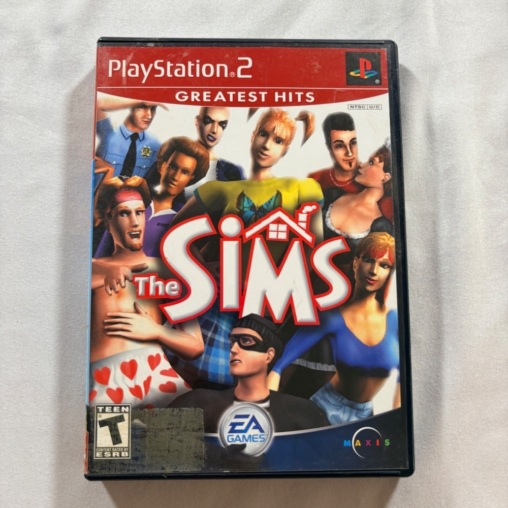 The Sims Sony PlayStation 2 PS2 Greatest Hits Simulation Game CIB with Manual